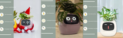 Smart Planter Endless Fun Over 49 Rich Expressions 7 Smart Sensors And AI Chips Make Raising Plants Easy And Fun EZeeget online shop