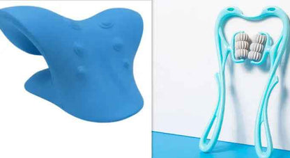 Multifunctional Manual Six-Wheel Neck Massage Roller for Effective Muscle Relief - EZEEGET