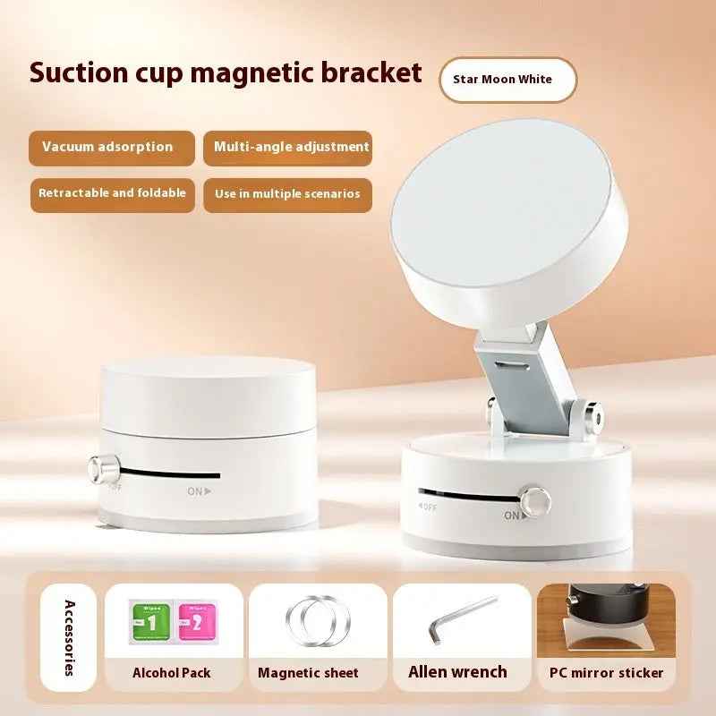 Foldable Magnetic Car Phone Holder with Suction Cup for Effortless Hands-Free Navigation - EZEEGET