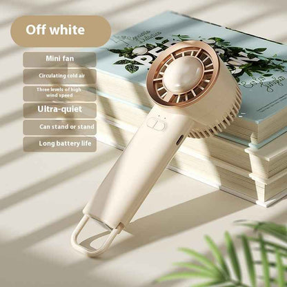 Portable Turbine Strong Digital Display Folding Mini Handheld Fan