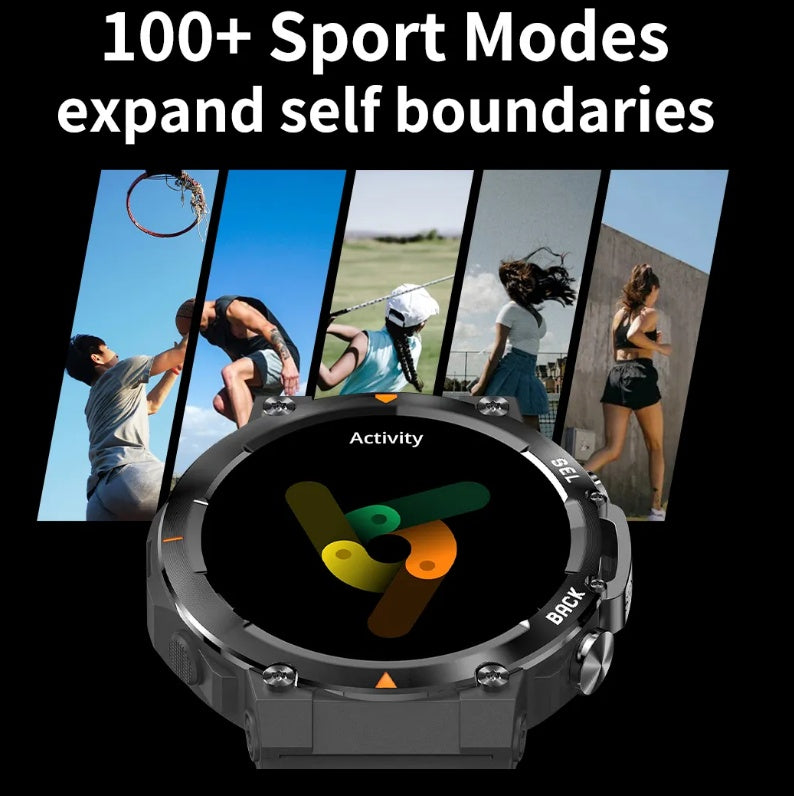 MAX18 Men Smartwatch AMOLED1.43inch Big Screen BT Calls Gesture Control AI Voice Sports Smart Watch Men EZeeget online shop