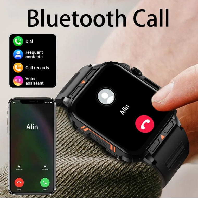 L81 Outdoor Sports Square Smartwatch Answer Call Big Battery Fitness Tracker Waterproof Smartwatch Men For IOS Android EZeeget online shop
