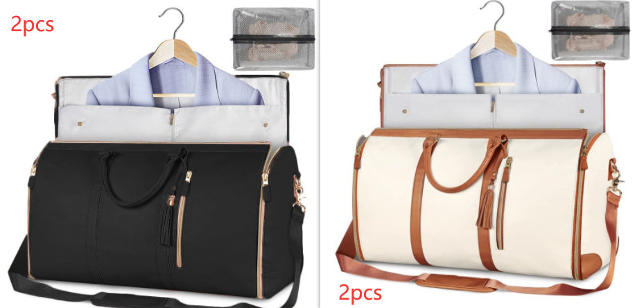 Large Capacity Travel Duffle Bag Women's Handbag Folding Suit Bag Waterproof Clothes Totes EZeeget online shop