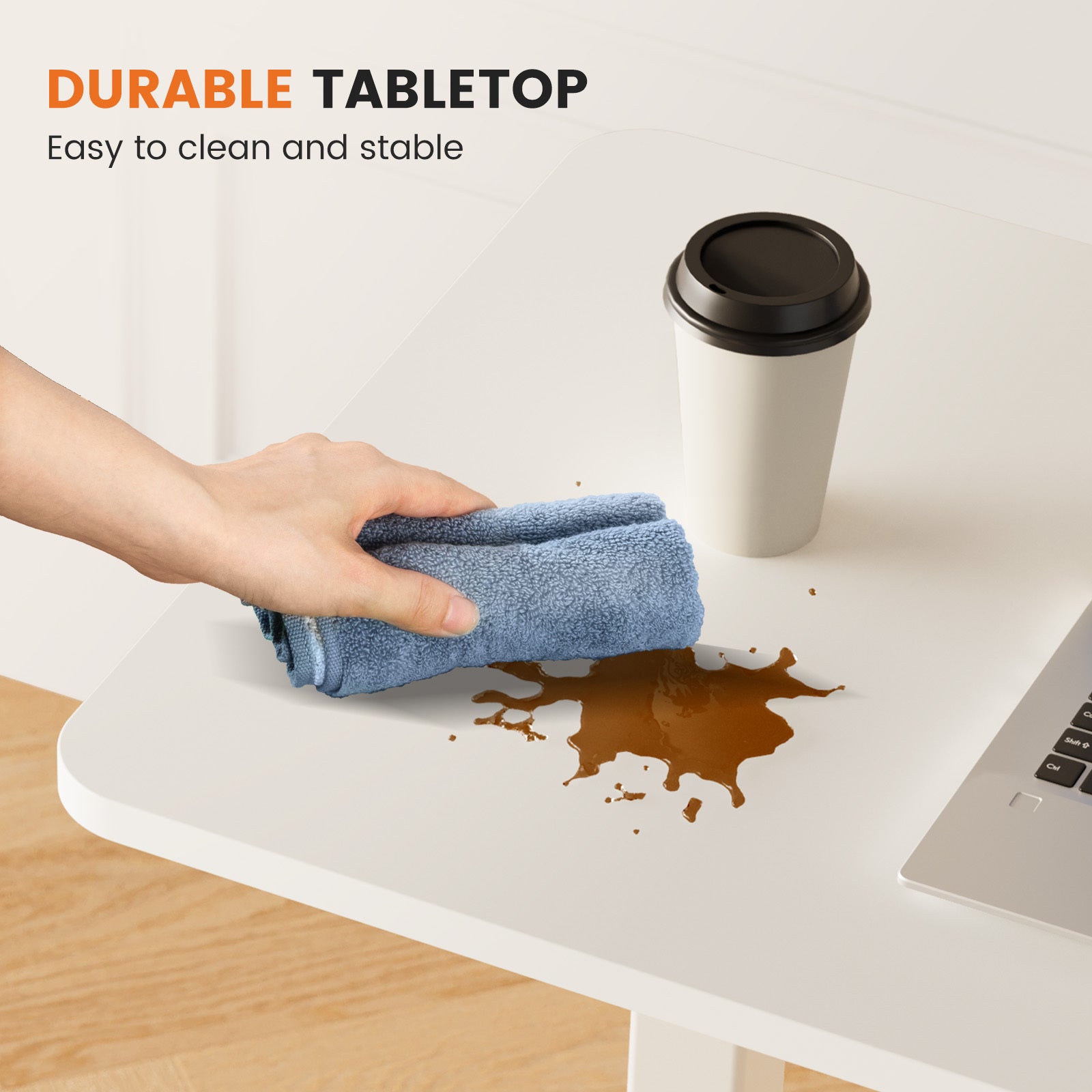 Adjustable Mobile Bed Table, Computer Desk, Mobile Standing Table - EZeeget online shop 