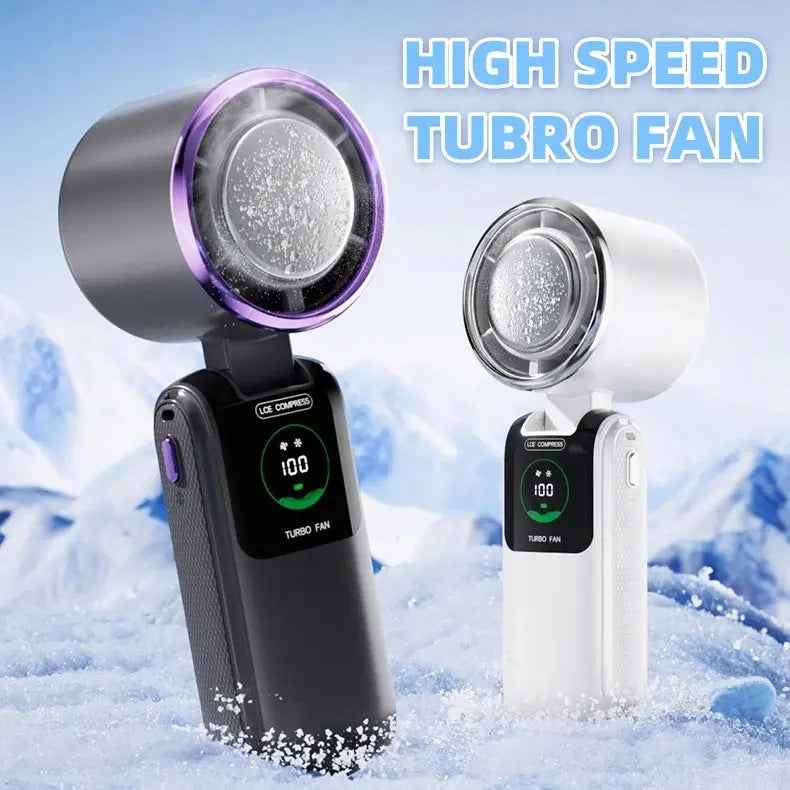 New Portable Handheld Fan - High-Speed Adjustable Mini Neck Fan for Ultimate Outdoor Comfort - EZEEGET