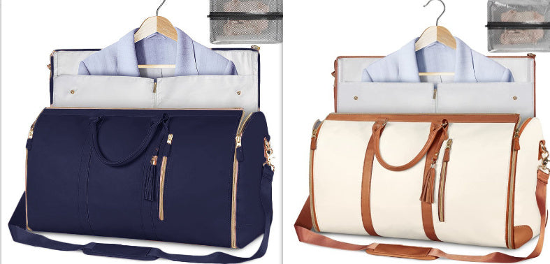 Large Capacity Travel Duffle Bag Women's Handbag Folding Suit Bag Waterproof Clothes Totes EZeeget online shop