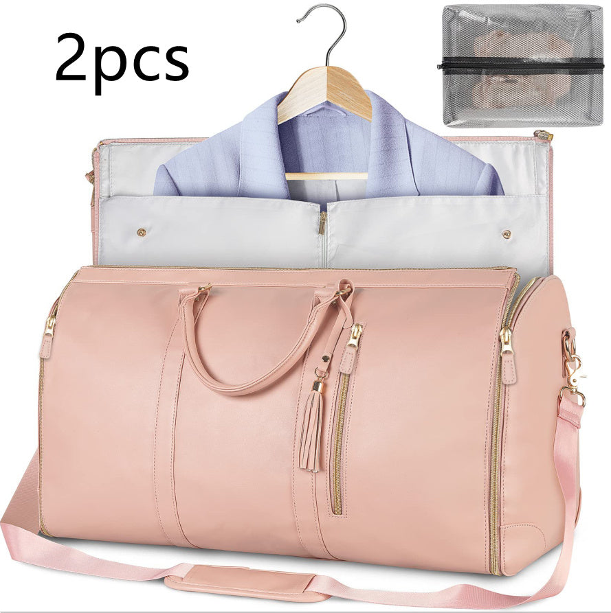 Large Capacity Travel Duffle Bag Women's Handbag Folding Suit Bag Waterproof Clothes Totes EZeeget online shop