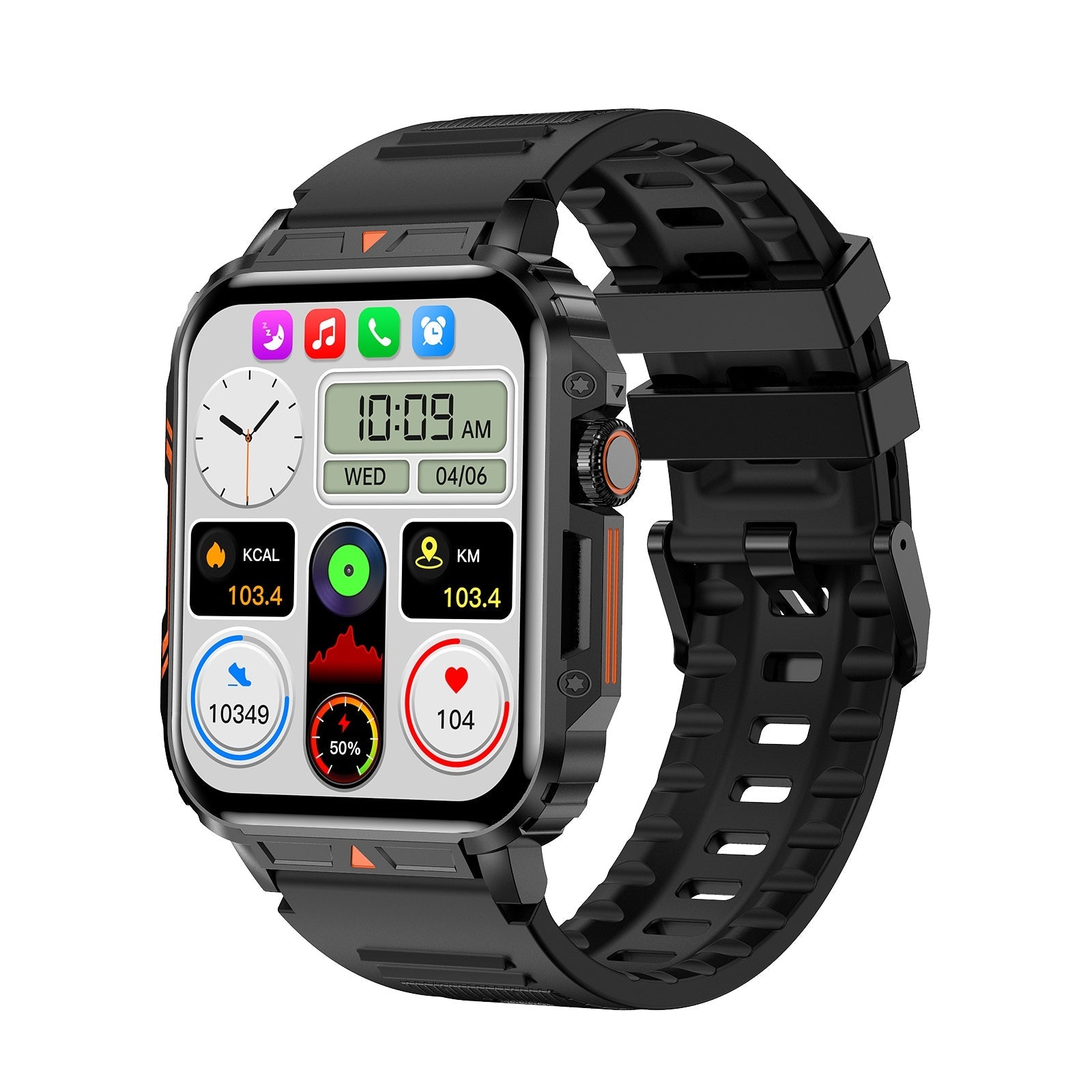 L81 Outdoor Sports Square Smartwatch Answer Call Big Battery Fitness Tracker Waterproof Smartwatch Men For IOS Android EZeeget online shop