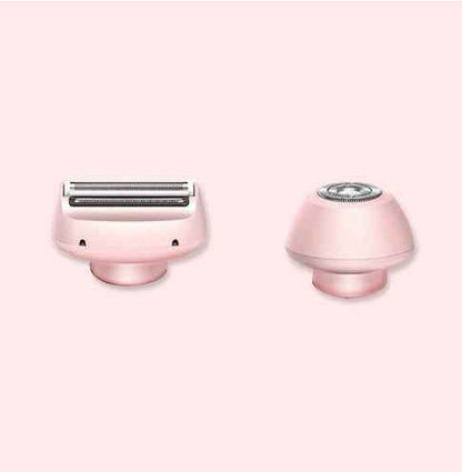 2 In 1 Hair Removal Epilator USB Rechargeable Trimmer Women Body Razor Face Leg Armpit Bikini Hand Pubic Shaver Hair Remover - EZEEGET