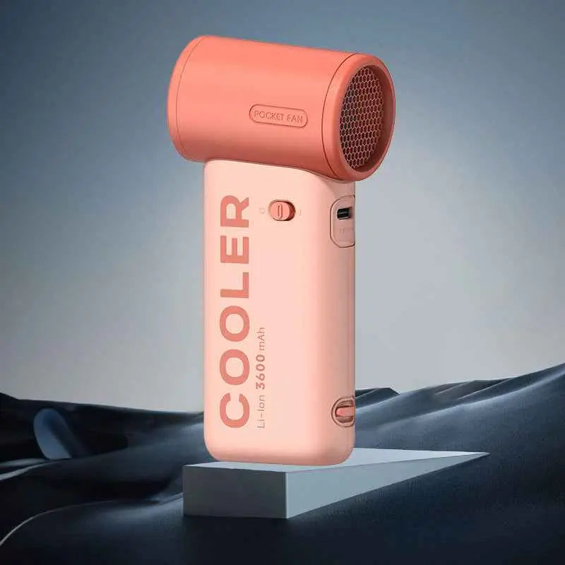 Violent Turbine High-speed Handheld Fan Outdoor Portable Stepless Speed Regulation
