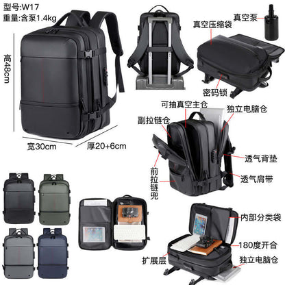 Multi-functional High-grade Vacuum Compression Business Backpack EZeeget online shop