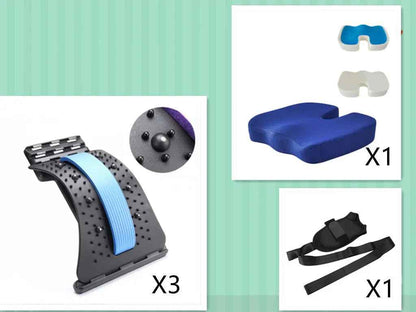Lumbar Traction Therapy for Back Pain Relief - Lumbar Orthosis Waist Support - EZEEGET