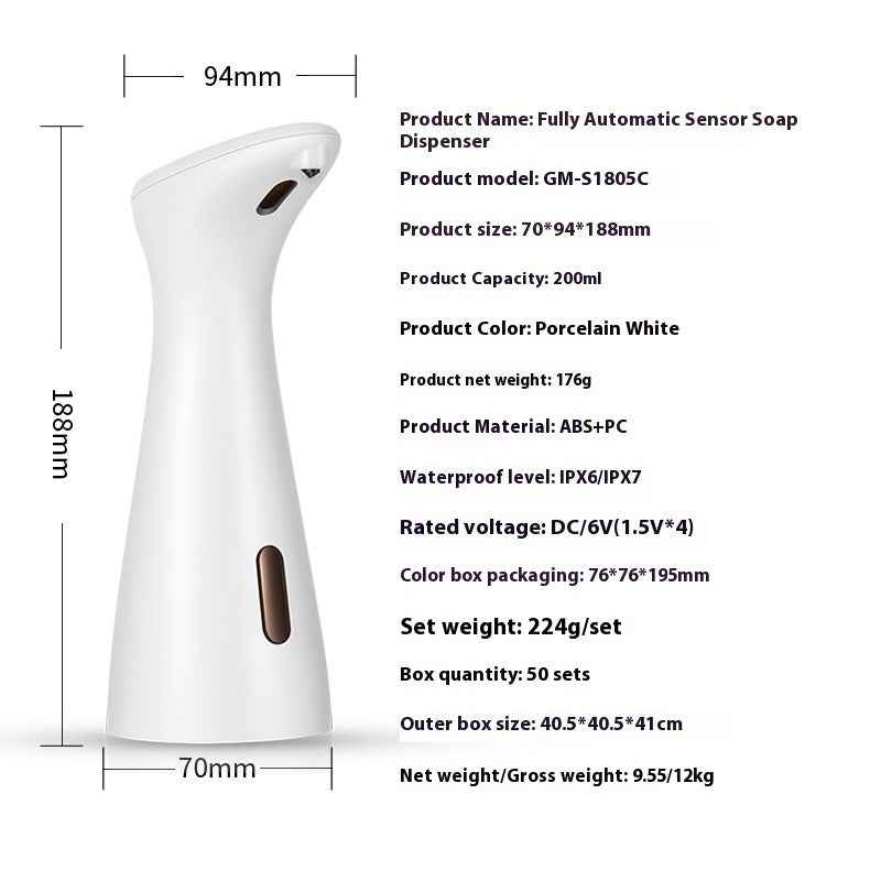 Desktop Hand Washer, Household Soap Dispenser, Intelligent Infrared Sensor Soap Dispenser, Mini Soap Dispenser, Automatic Soap Liquid Box - EZEEGET