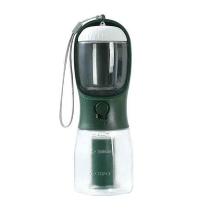 Portable Dog Water Cup - Multi-Functional Three-in-One Pet Supplies with Food and Garbage Bag - EZEEGET