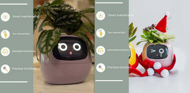 Smart Planter Endless Fun Over 49 Rich Expressions 7 Smart Sensors And AI Chips Make Raising Plants Easy And Fun EZeeget online shop