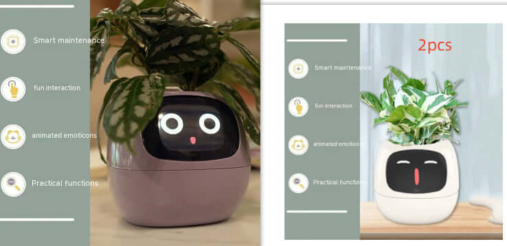 Smart Planter Endless Fun Over 49 Rich Expressions 7 Smart Sensors And AI Chips Make Raising Plants Easy And Fun EZeeget online shop