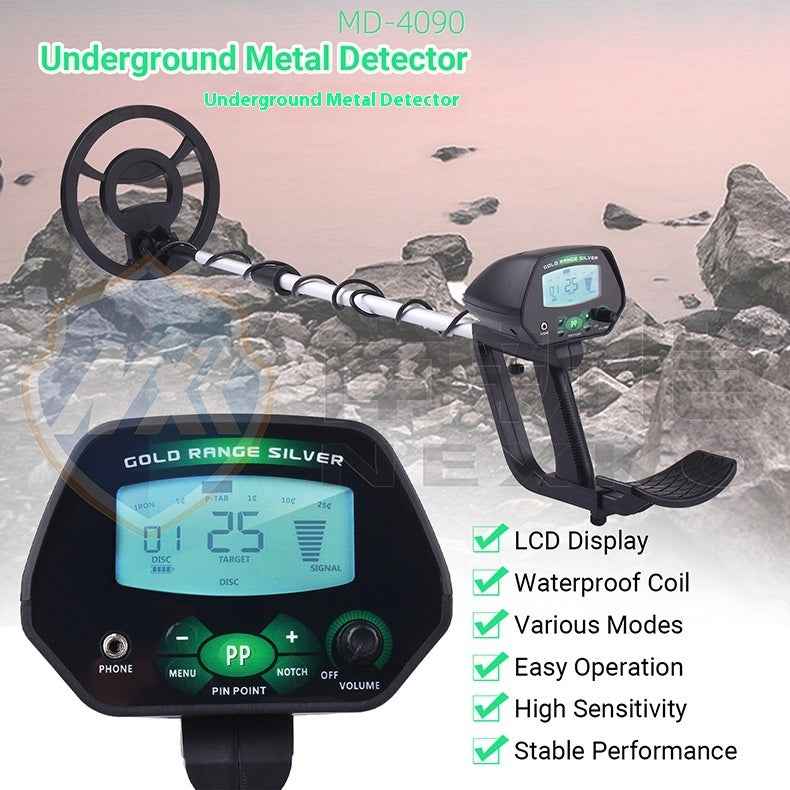 MD4090 Outdoor Archaeological Underground Metal Detector - EZEEGET