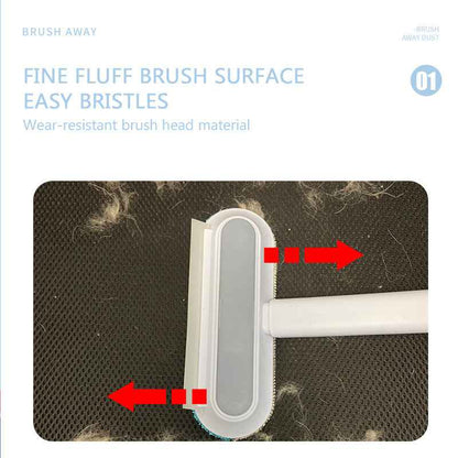 4 In 1 Multifunctional Hair Removal Brush Pet Dog Cat Hair Cleaner Brush Cat Hair Remover Window Screen Cleaning Tool Gadgets - EZEEGET