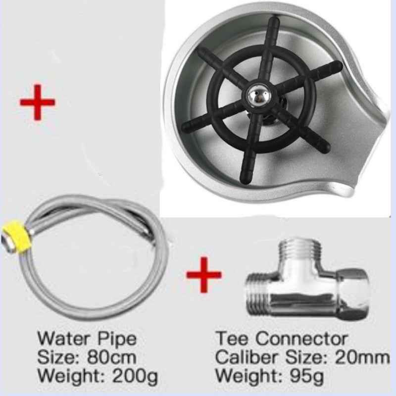Stainless Steel Automatic Cup Washer with Embedded High-Pressure Push Function - EZEEGET