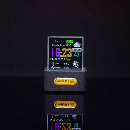 Trendy Mini Transparent WiFi Weather Clock Decoration Display EZeeget online shop