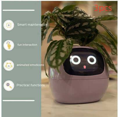 Smart Planter Endless Fun Over 49 Rich Expressions 7 Smart Sensors And AI Chips Make Raising Plants Easy And Fun EZeeget online shop