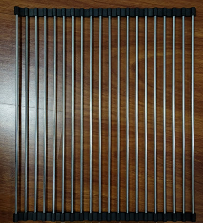 Folding Kitchen Drain Sink Rack Stainless Steel - EZeeget online shop 