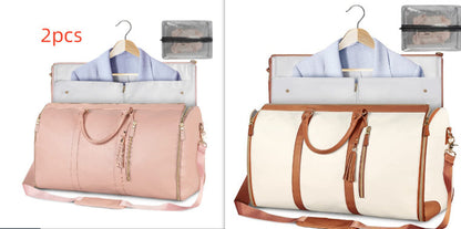 Large Capacity Travel Duffle Bag Women's Handbag Folding Suit Bag Waterproof Clothes Totes EZeeget online shop