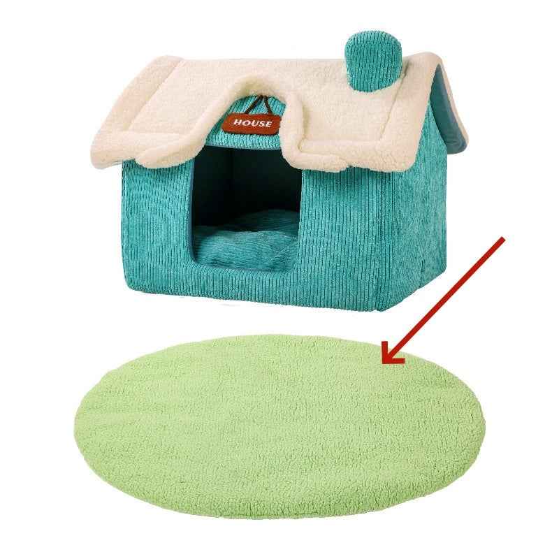 Creative Cartoon Printing Warm Pet Bed - EZEEGET