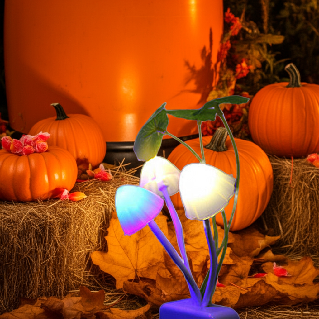 Color LED Mushroom Light, 3 Colors, With Sensor, Novelty, 220v EZeeget online shop