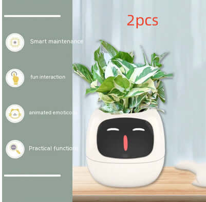 Smart Planter Endless Fun Over 49 Rich Expressions 7 Smart Sensors And AI Chips Make Raising Plants Easy And Fun EZeeget online shop
