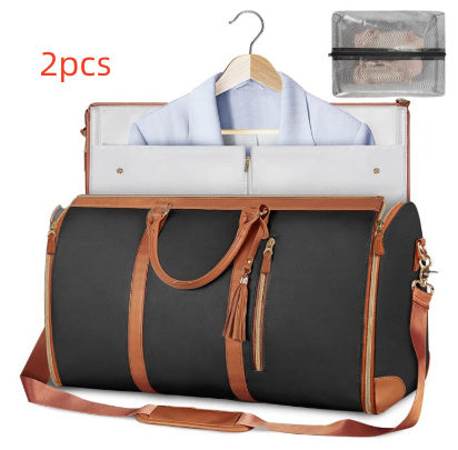 Large Capacity Travel Duffle Bag Women's Handbag Folding Suit Bag Waterproof Clothes Totes EZeeget online shop