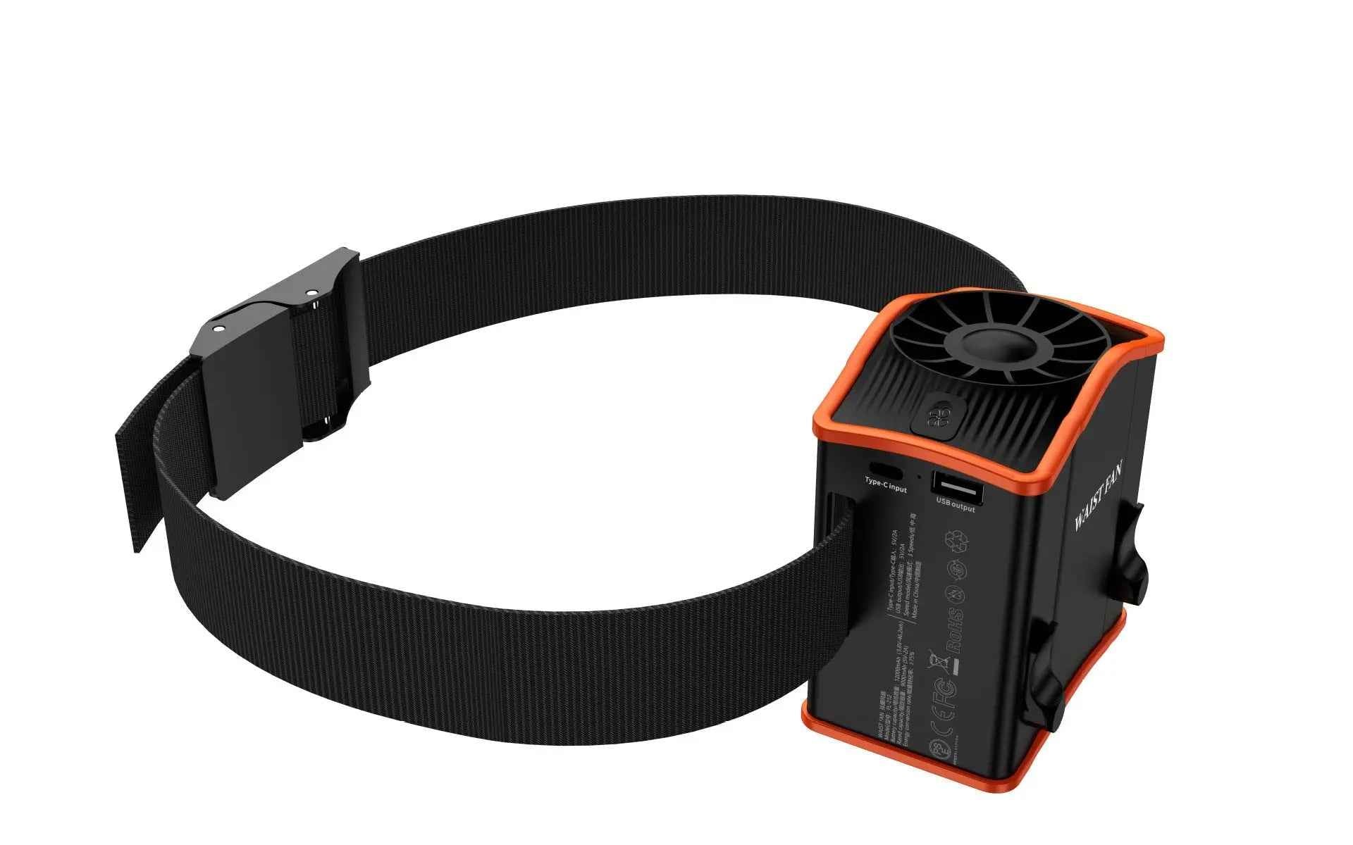 Portable USB Fan - Compact Wrist Hanging Fan with USB Charging Belt Clamp - EZEEGET