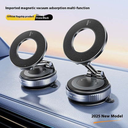 Magnetic Phone Holder With Vacuum Suction Foldable Adjustable Car Mount Magnetic Bracket Suction Nonslip For Busy Commuters EZeeget online shop