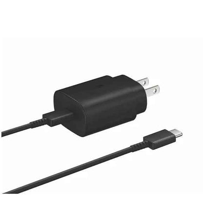 25W Type USB C Super Fast Wall Charger 6FT Cable For Galaxy S20 S21 S22 - EZEEGET