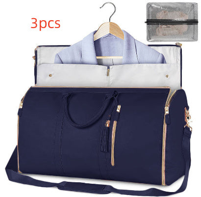 Large Capacity Travel Duffle Bag Women's Handbag Folding Suit Bag Waterproof Clothes Totes EZeeget online shop