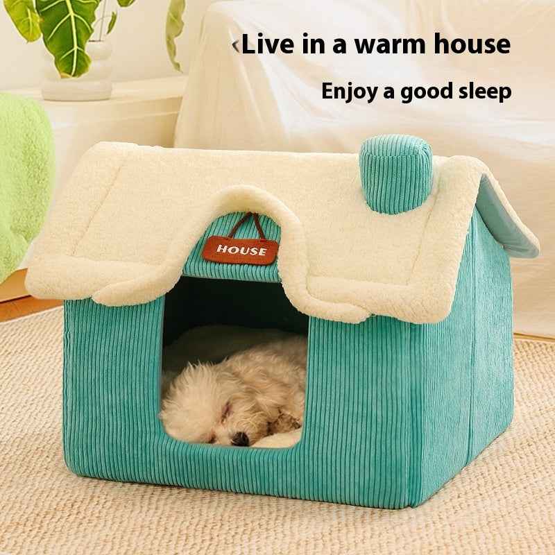 Creative Cartoon Printing Warm Pet Bed - EZEEGET