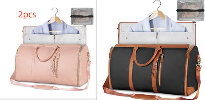 Large Capacity Travel Duffle Bag Women's Handbag Folding Suit Bag Waterproof Clothes Totes EZeeget online shop