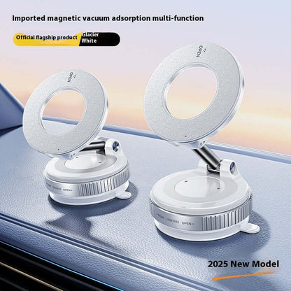 Magnetic Phone Holder With Vacuum Suction Foldable Adjustable Car Mount Magnetic Bracket Suction Nonslip For Busy Commuters EZeeget online shop