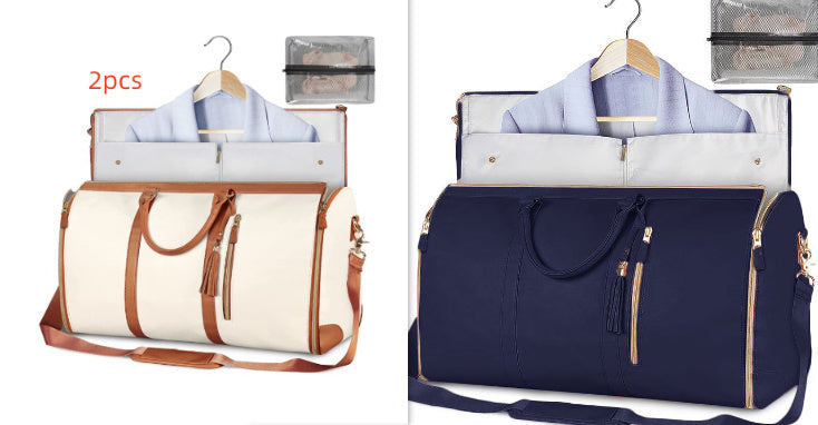 Large Capacity Travel Duffle Bag Women's Handbag Folding Suit Bag Waterproof Clothes Totes EZeeget online shop