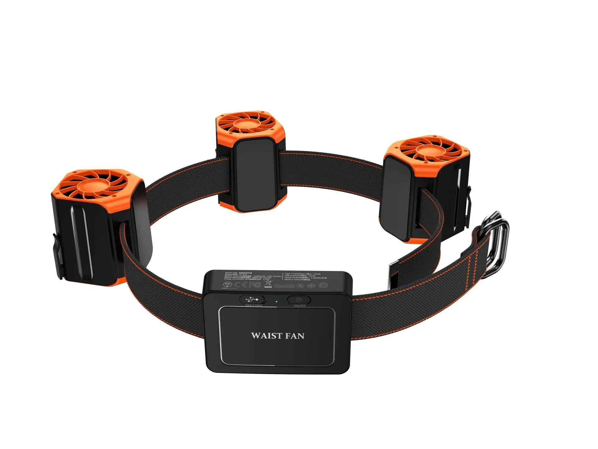 Usb Charging Portable Fan - Compact and Convenient Belt Fan for On-the-Go Comfort - EZEEGET