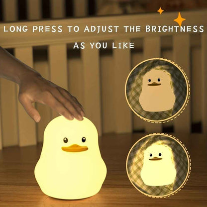 1 LED Cute Rainbow Light Changing Silicone Light Pat Control USB Charging Soft Silicone Light Christmas Gift For Girls Boys,mystery Box - EZEEGET