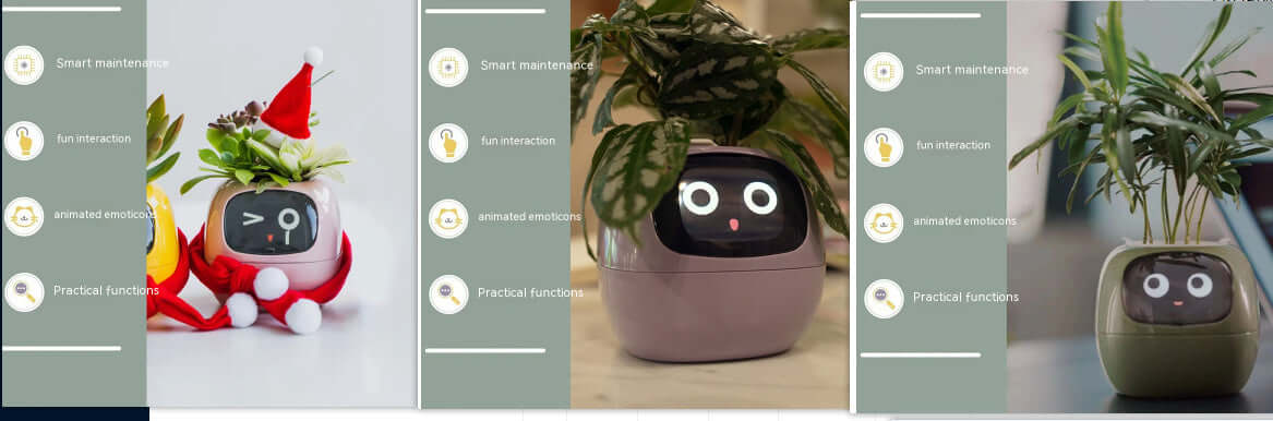 Smart Planter Endless Fun Over 49 Rich Expressions 7 Smart Sensors And AI Chips Make Raising Plants Easy And Fun EZeeget online shop