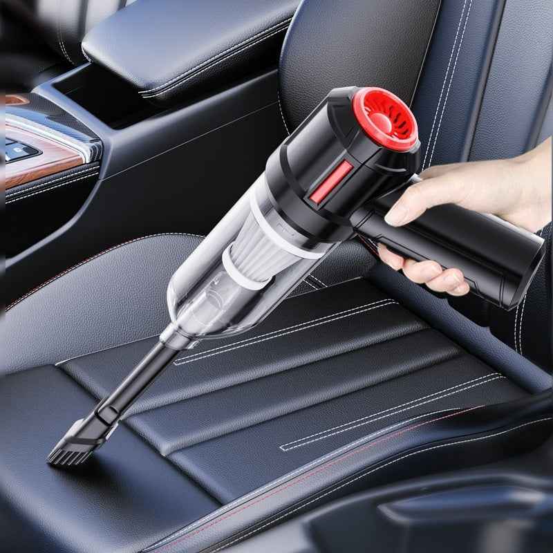 Car Wireless Charging Dual Use In Car And Home Handheld Vacuum Cleaner - EZEEGET