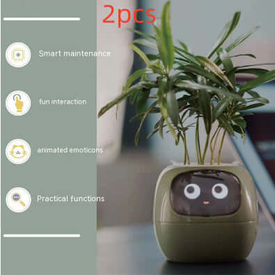 Smart Planter Endless Fun Over 49 Rich Expressions 7 Smart Sensors And AI Chips Make Raising Plants Easy And Fun EZeeget online shop