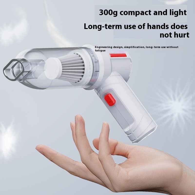 Car Wireless Charging Dual Use In Car And Home Handheld Vacuum Cleaner - EZEEGET