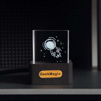 Trendy Mini Transparent WiFi Weather Clock Decoration Display EZeeget online shop