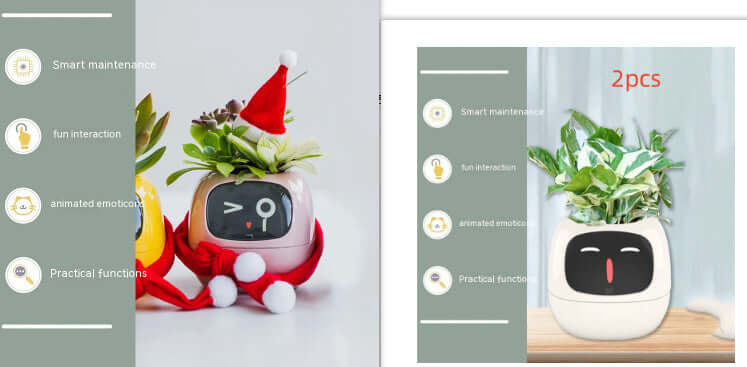 Smart Planter Endless Fun Over 49 Rich Expressions 7 Smart Sensors And AI Chips Make Raising Plants Easy And Fun EZeeget online shop