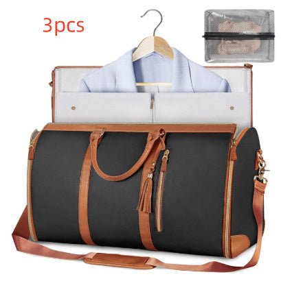 Large Capacity Travel Duffle Bag Women's Handbag Folding Suit Bag Waterproof Clothes Totes EZeeget online shop