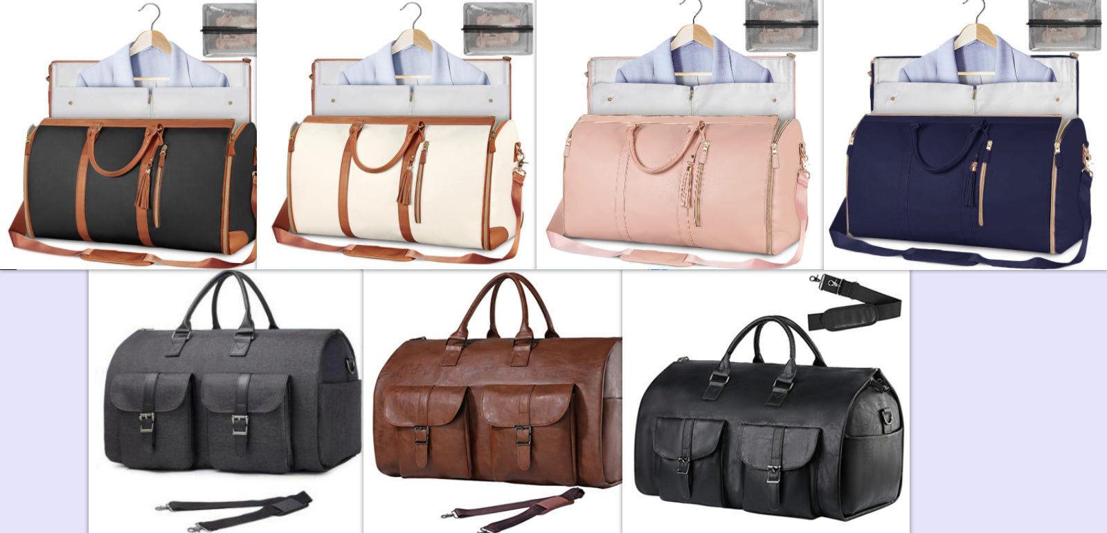 Large Capacity Travel Duffle Bag Women's Handbag Folding Suit Bag Waterproof Clothes Totes EZeeget online shop