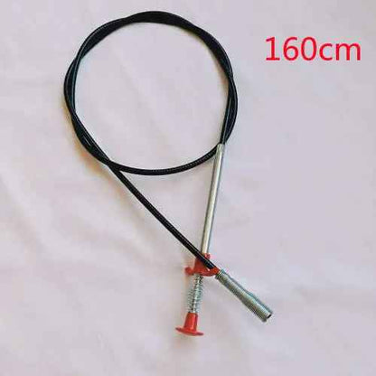 60CM Sewer Dredger Tool - Spring Pipe Dredging Tool for Household Hair Cleaning and Drain Clog Removal in Kitchen Sink - EZEEGET